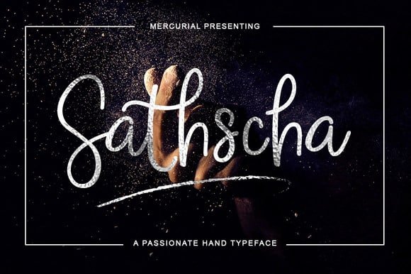 Sathscha Font font preview