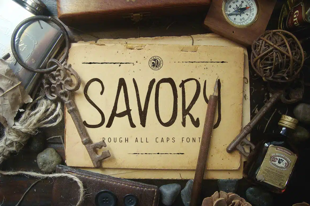 Savory Font font preview