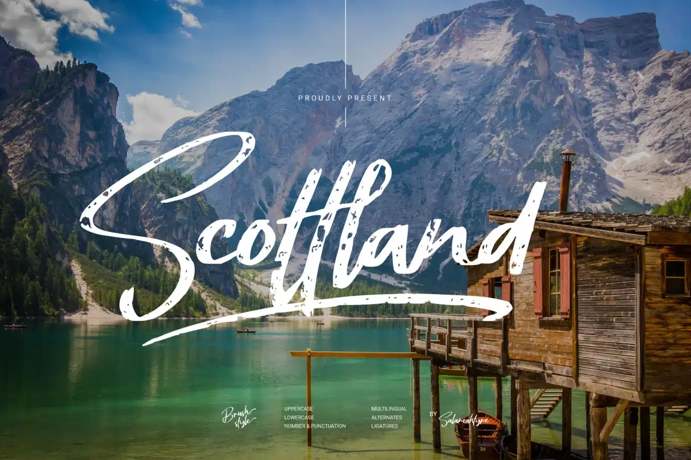 Scottland – Brush Font font preview