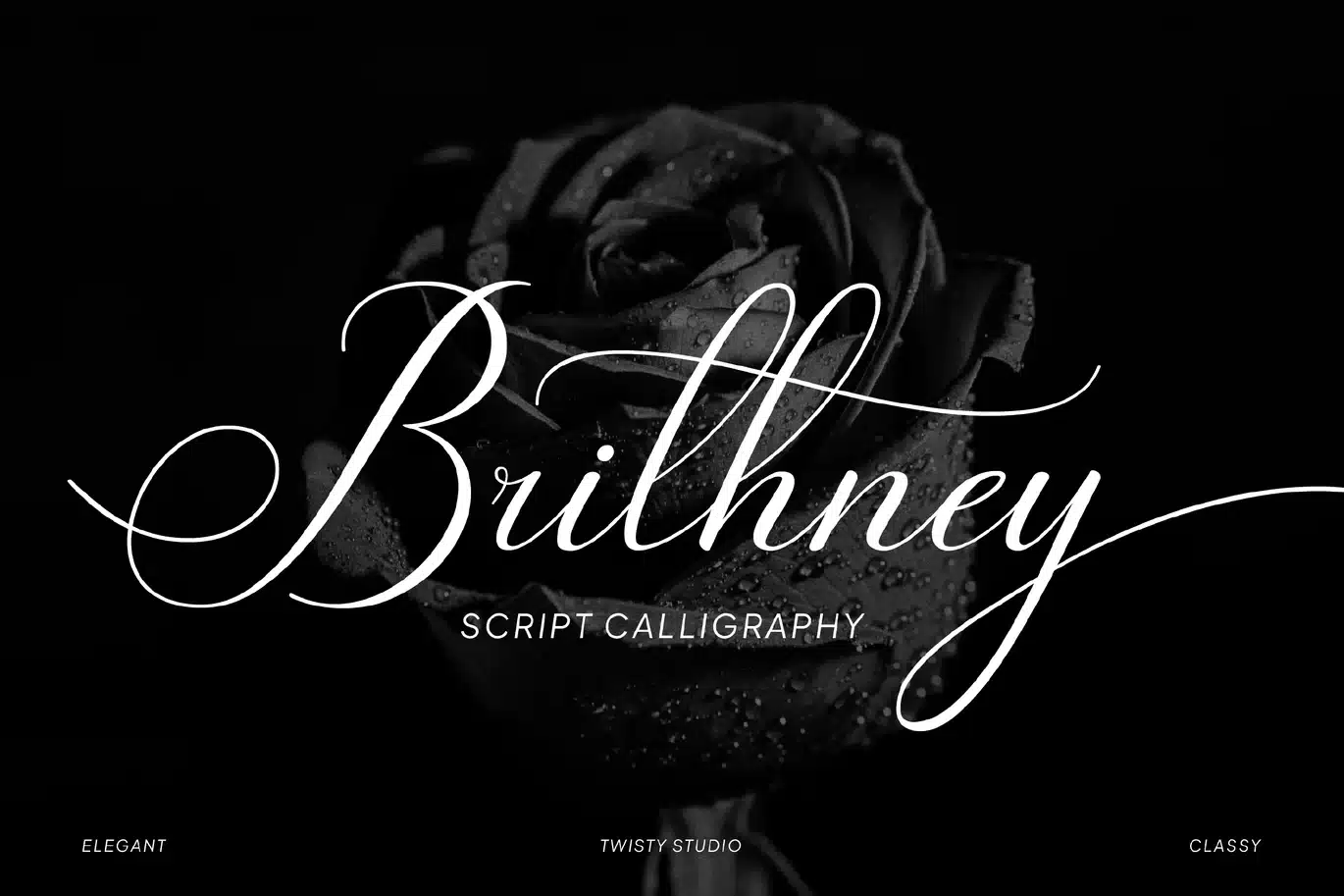 Script Calligraphy – Brithney Font font preview