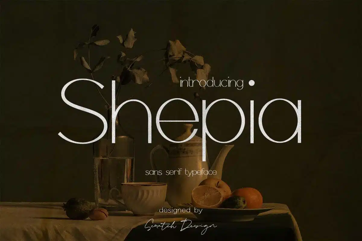 Shepia Font font preview