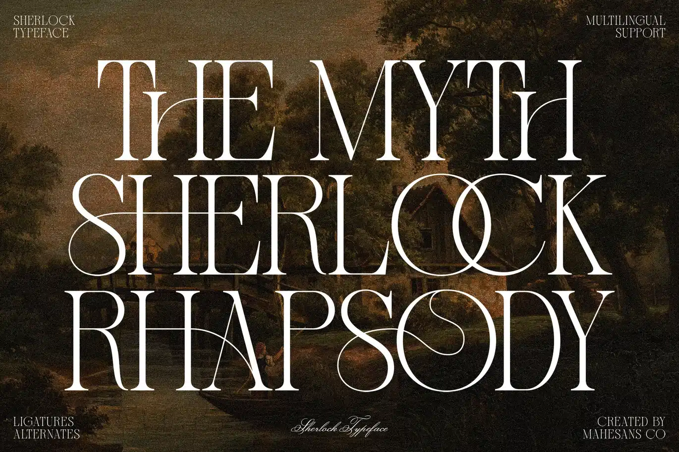 Sherlock – Elegant Classic Serif Font font preview