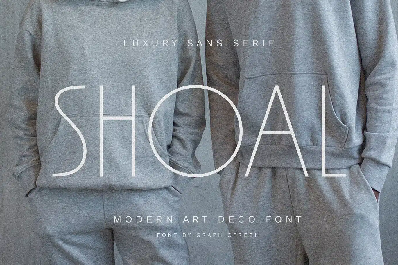 Shoal – Modern Art Deco Font font preview