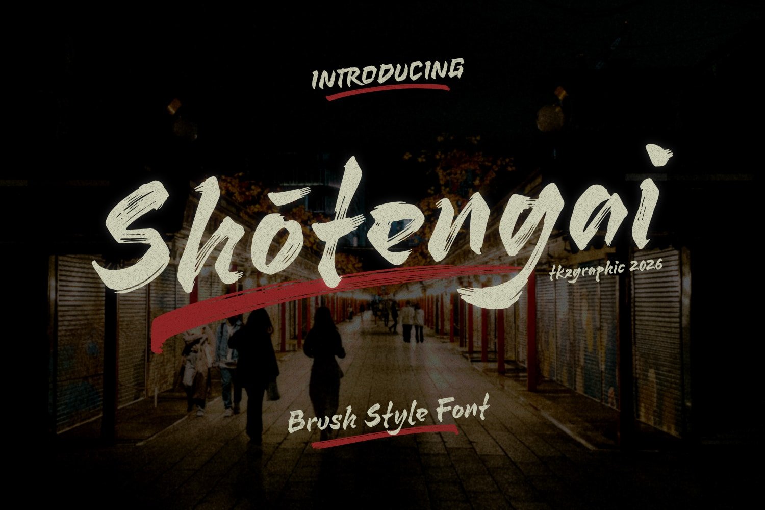 Shotengai Demo Font font preview