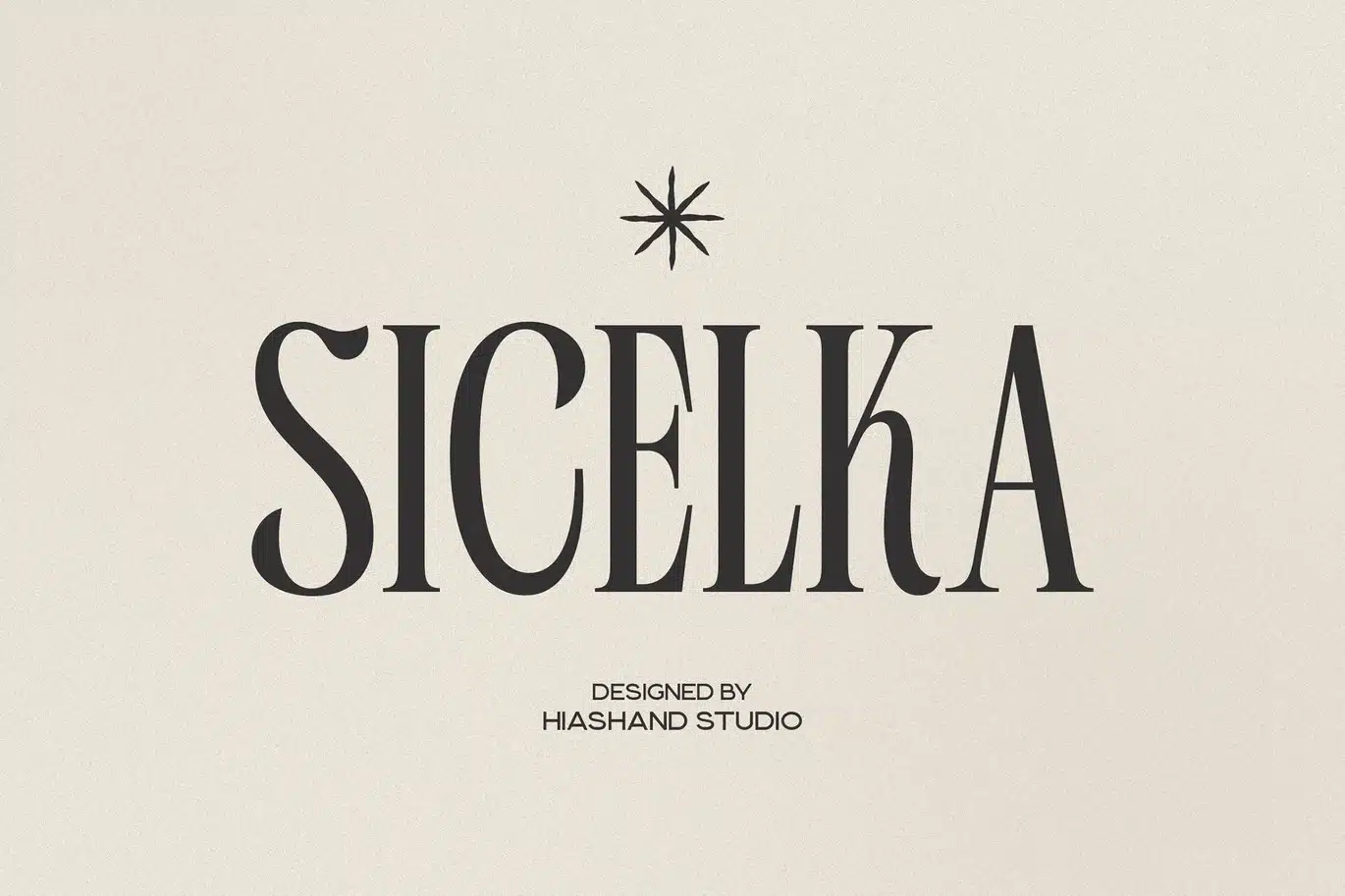 Sicelka Serif Display Font font preview