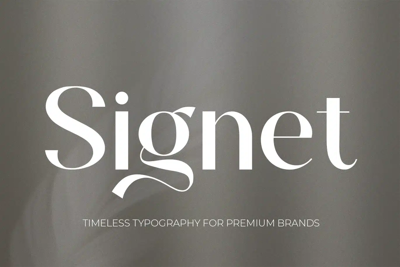 Signet Sans Serif Font font preview
