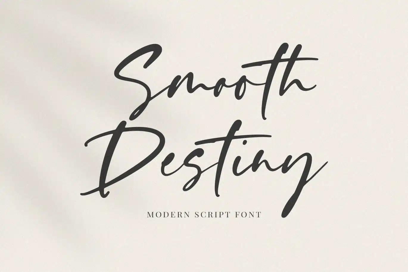 Smooth Destiny Font font preview