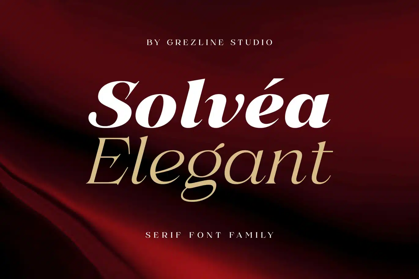 Solvéa – Serif Font Family font preview