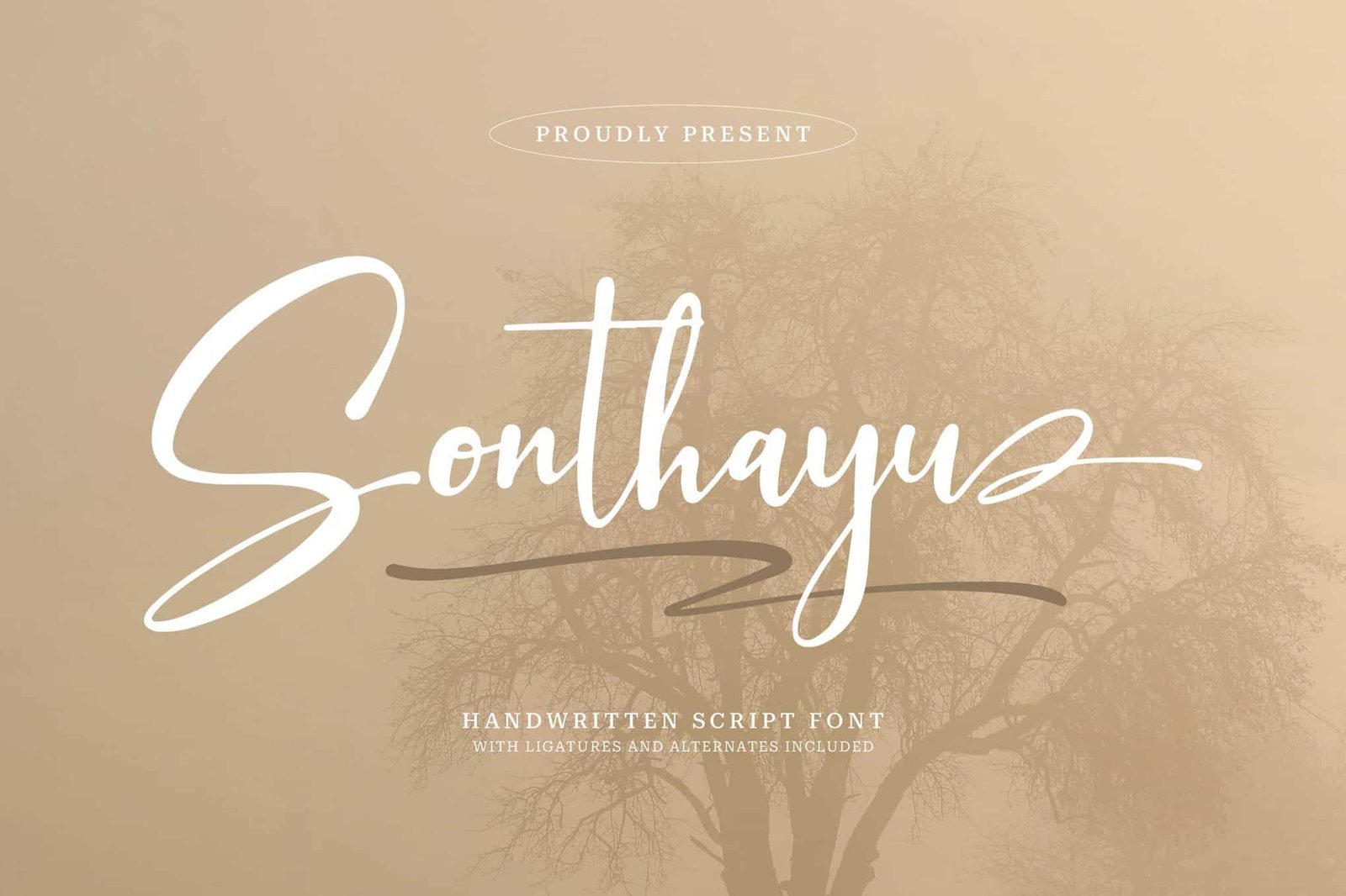 Sonthayu | Handwritten Script Font font preview