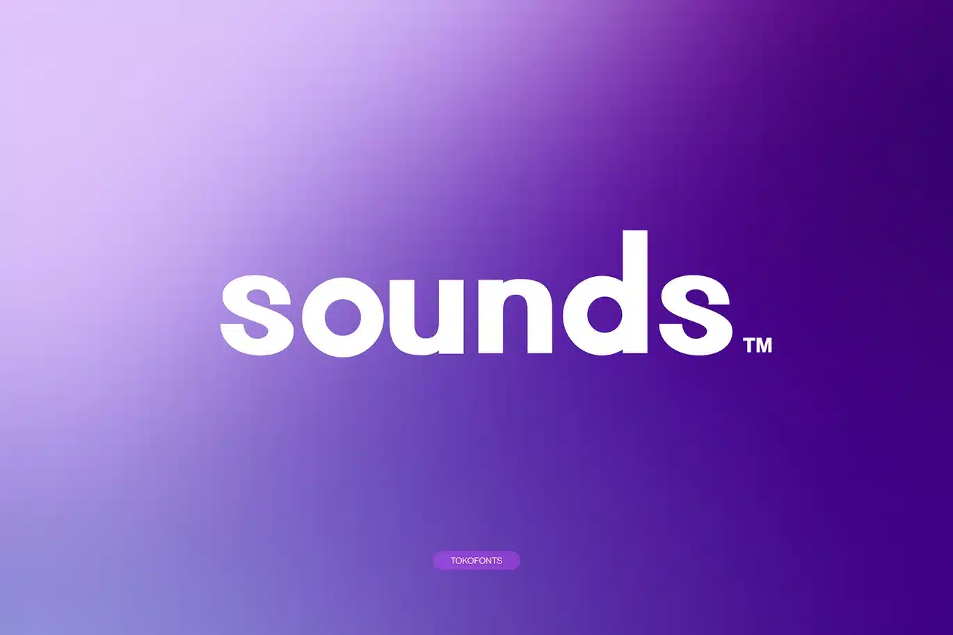 Sounds – Modern Logo Font font preview