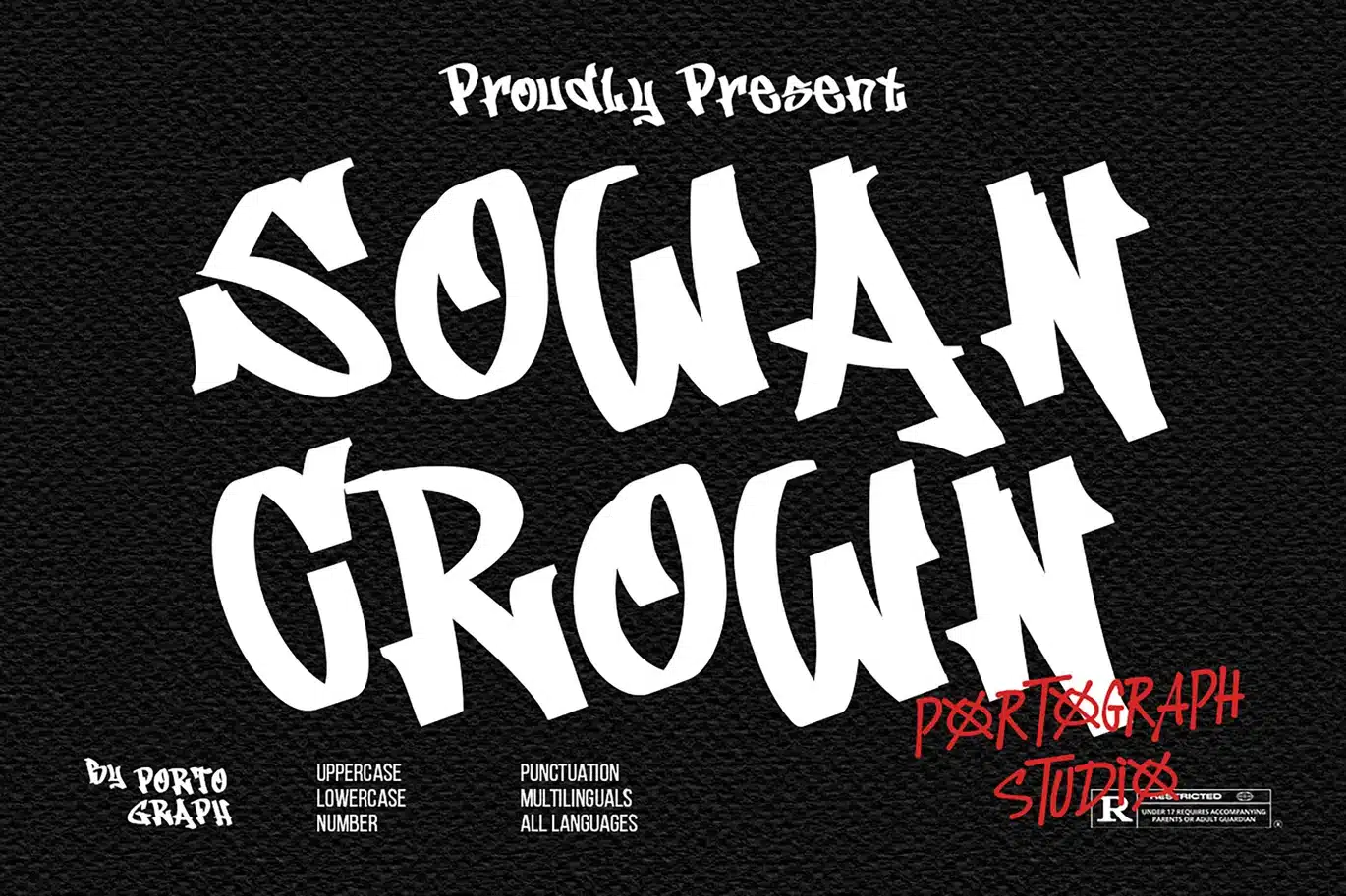 Sowan Crown – Street Font font preview