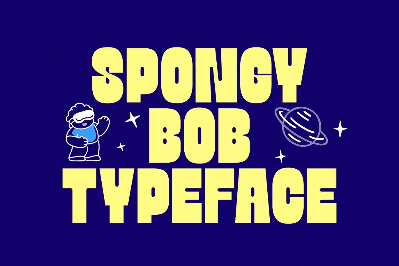 Spongy Bob Display Font font preview