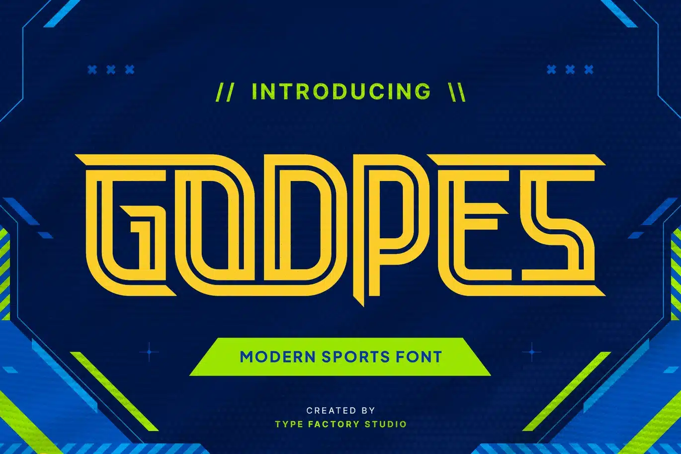 Sport Display Font – Godpes font preview