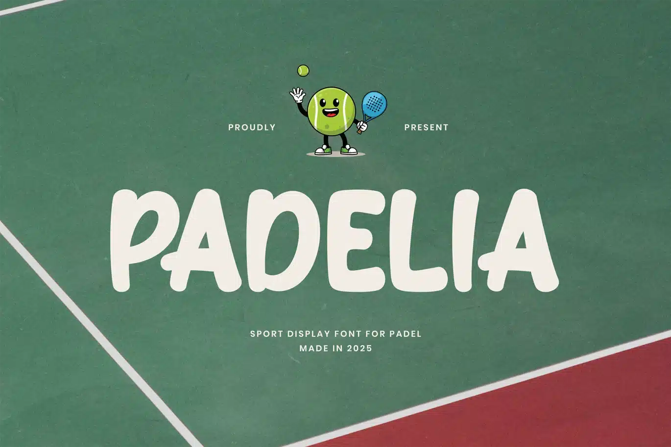 Sport Font Padelia font preview