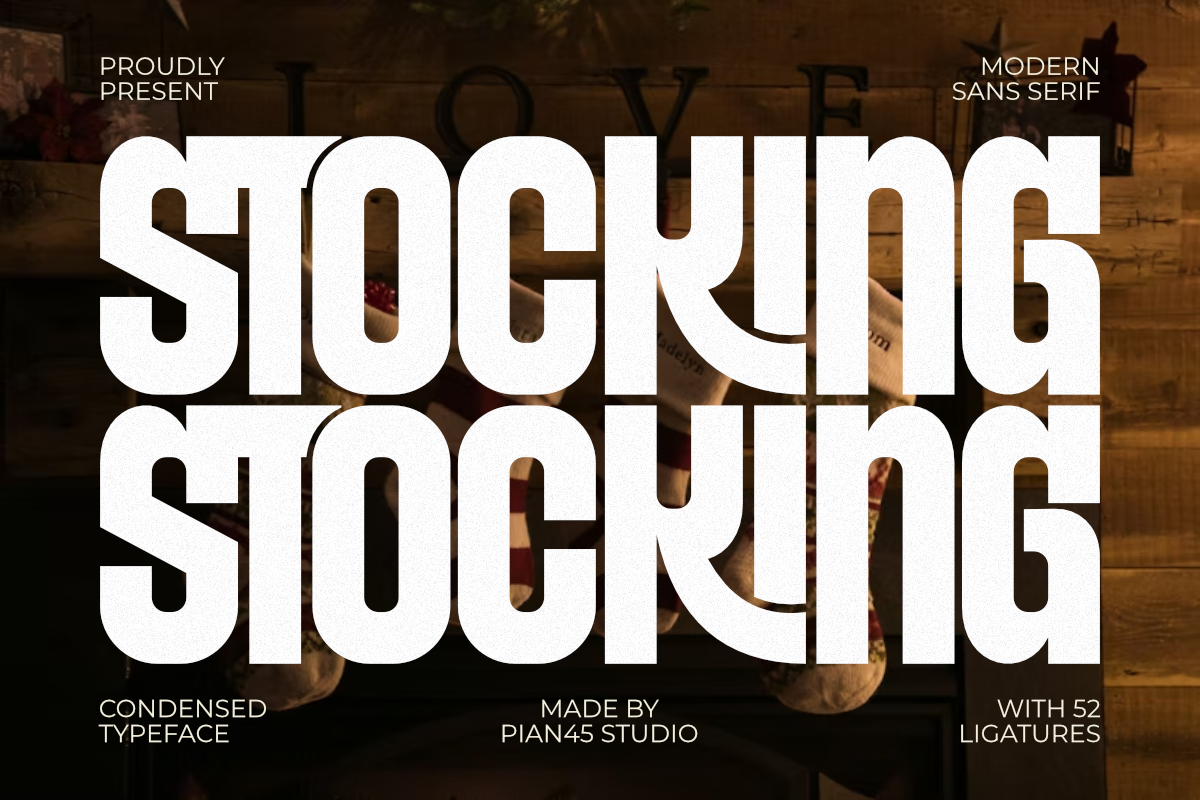 Stocking Font font preview