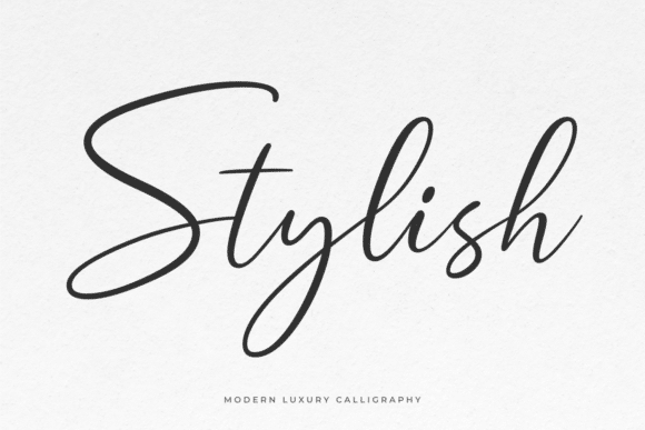 Stylish Font font preview