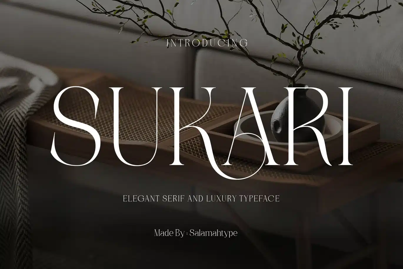 Sukari – Luxury Font font preview