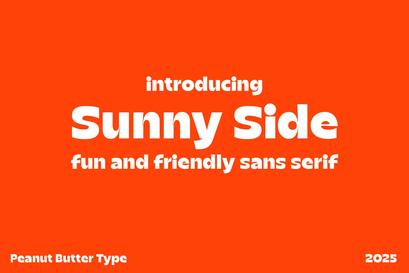 Sunny Side Font font preview