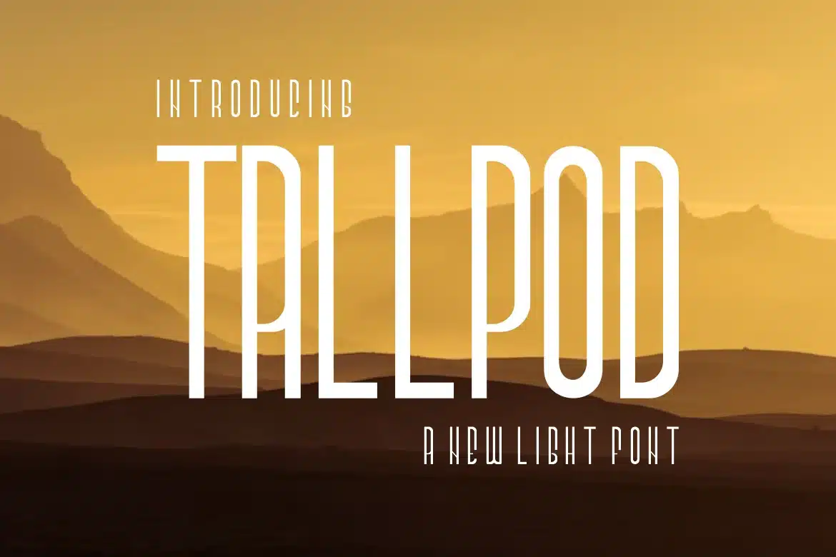 Tallpod Font font preview