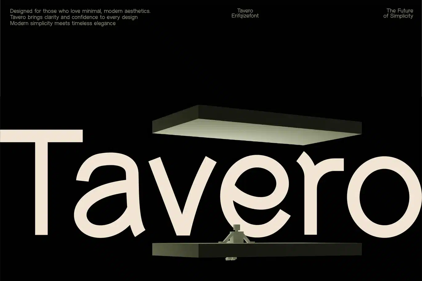 Tavero Font font preview