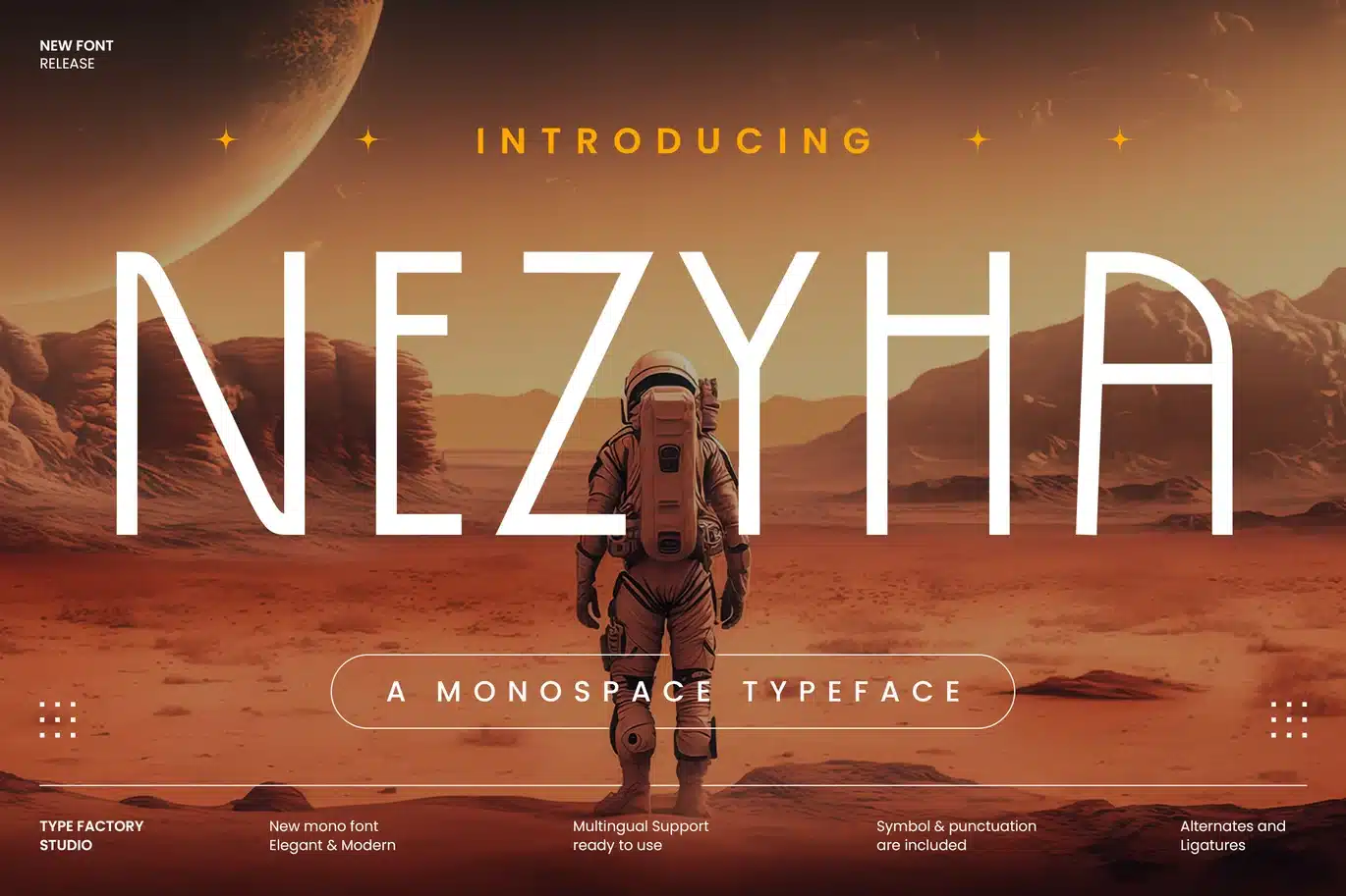 Tech Font – Nezyha font preview