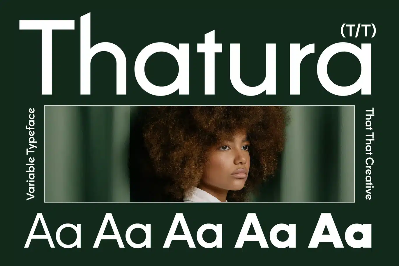 Thatura Geometric Sans Font font preview