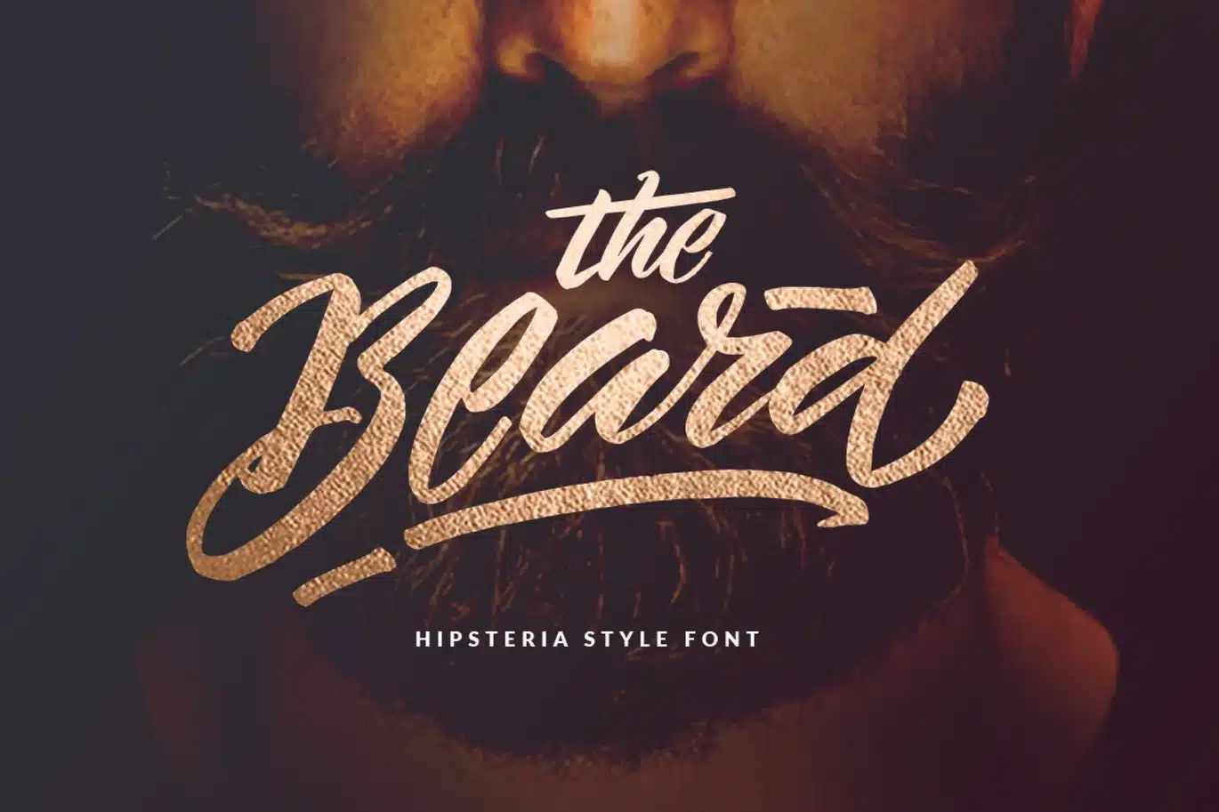 The Beard – Branded Logotype Font font preview
