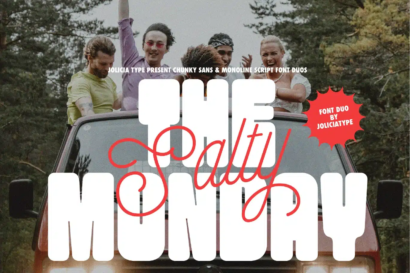 The Salty Monday | Font Duo font preview