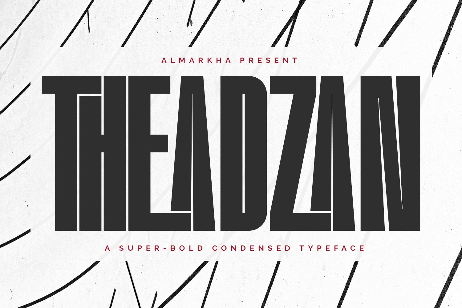 Theadzan Font font preview