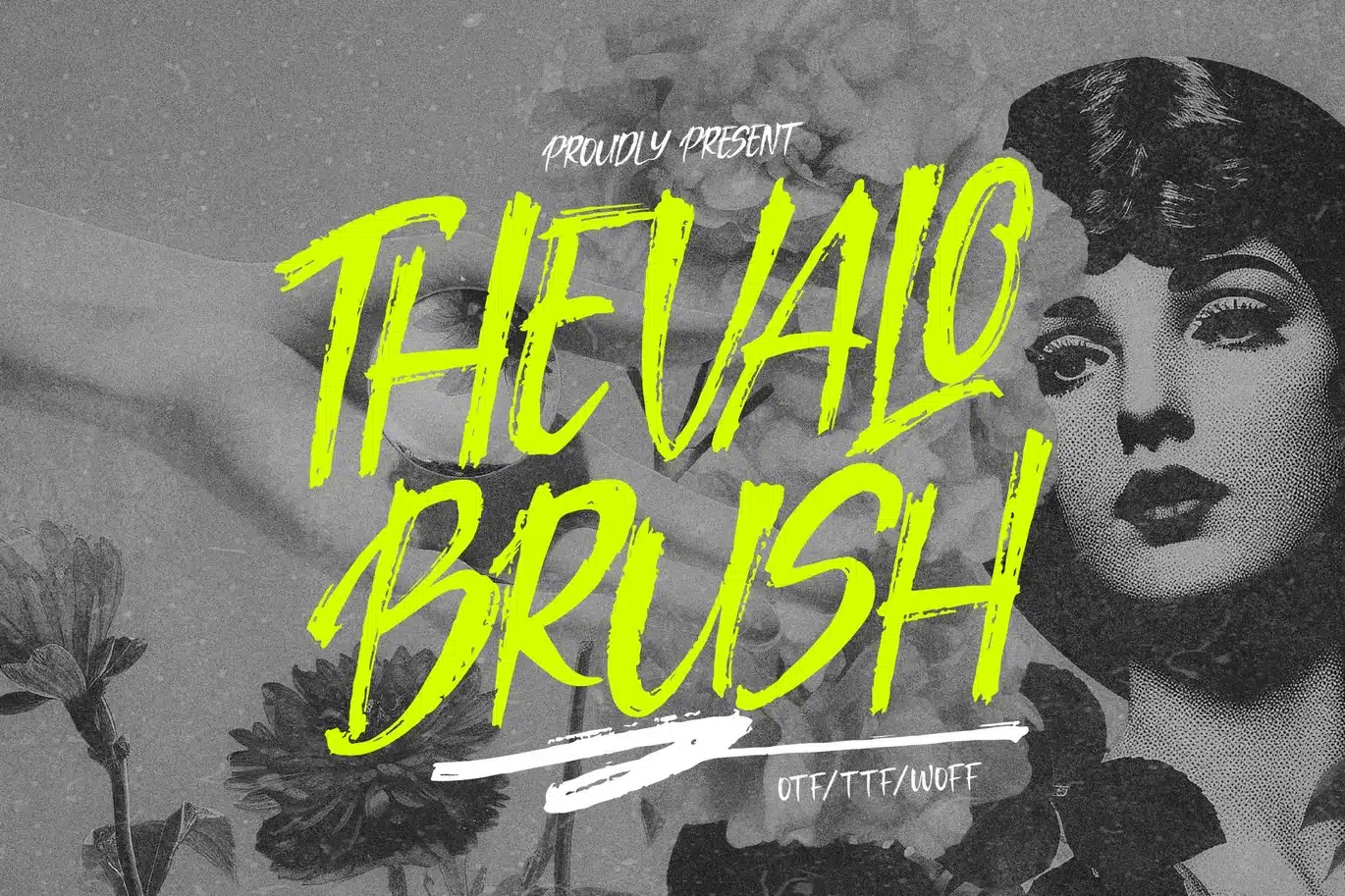 Thevalo Brush | Brush Script Font font preview