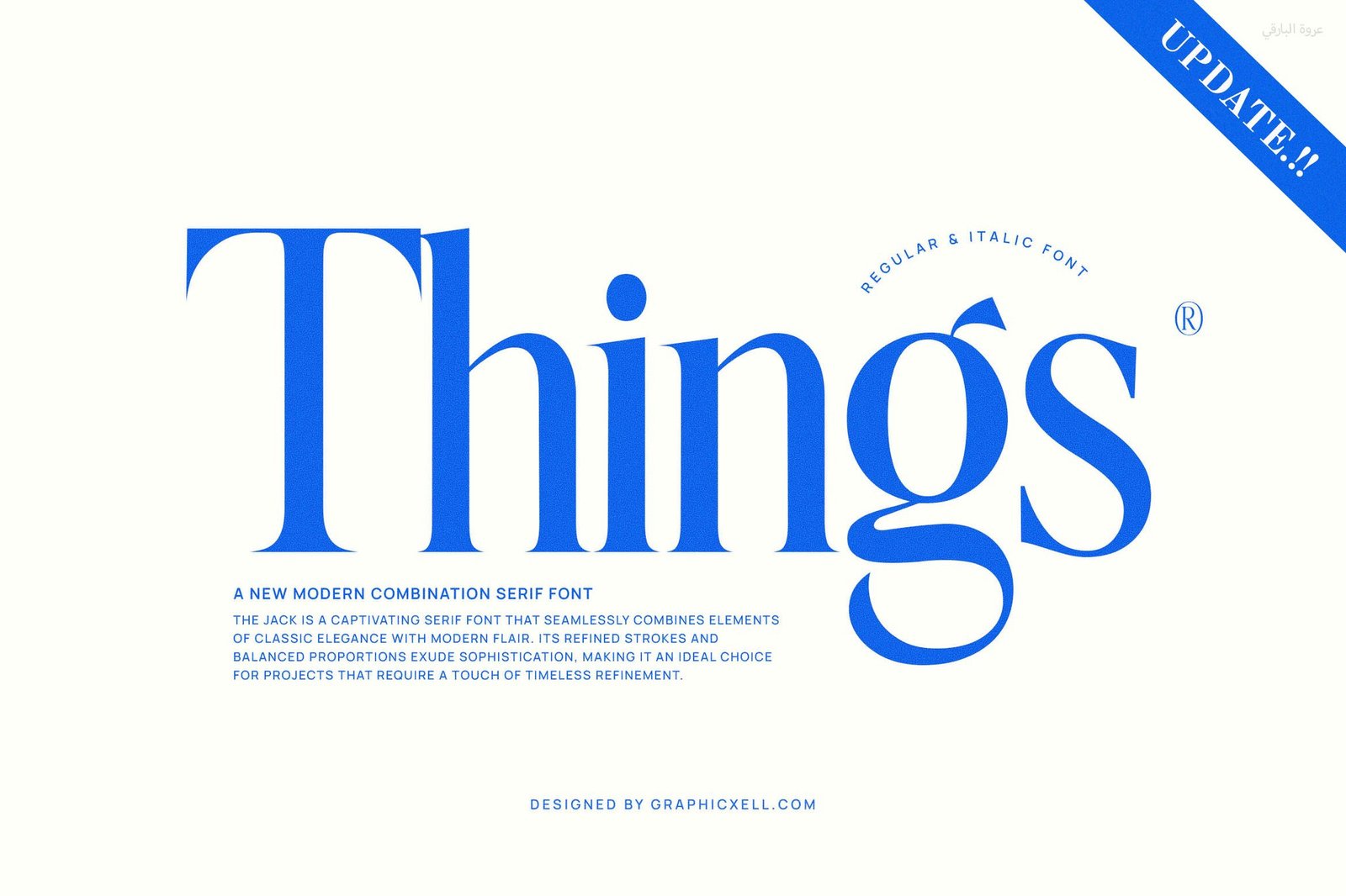 Things Modern Serif Font – Elegant Family Typeface font preview