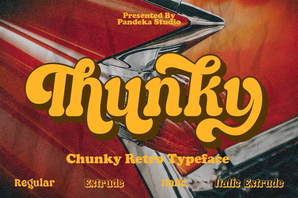 Thunky DEMO Font font preview