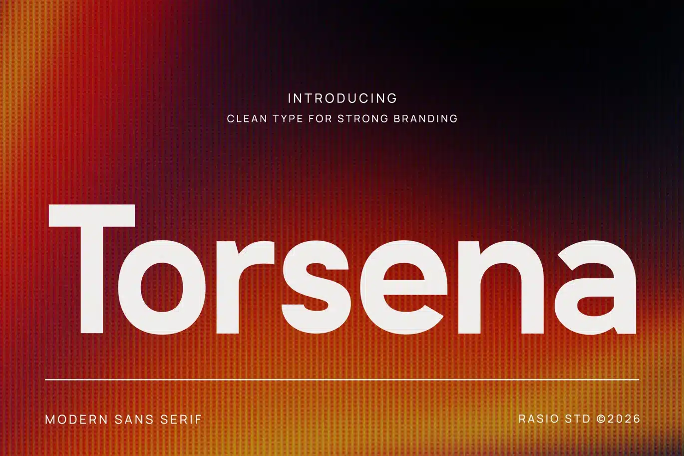 Torsena Modern Sans Serif Font font preview