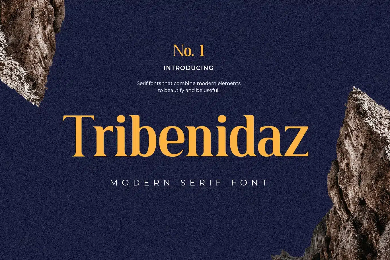 Tribenidaz Serif Display Font font preview
