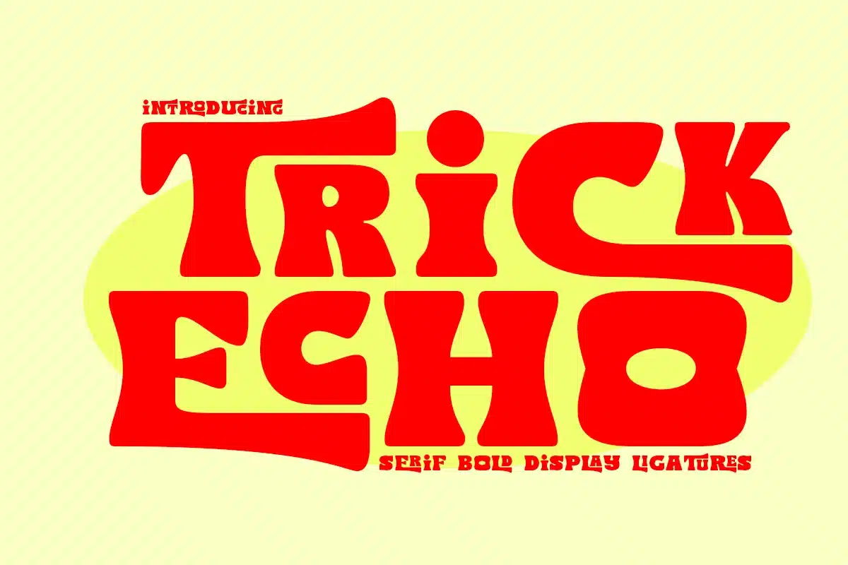 Trick Echo Font font preview