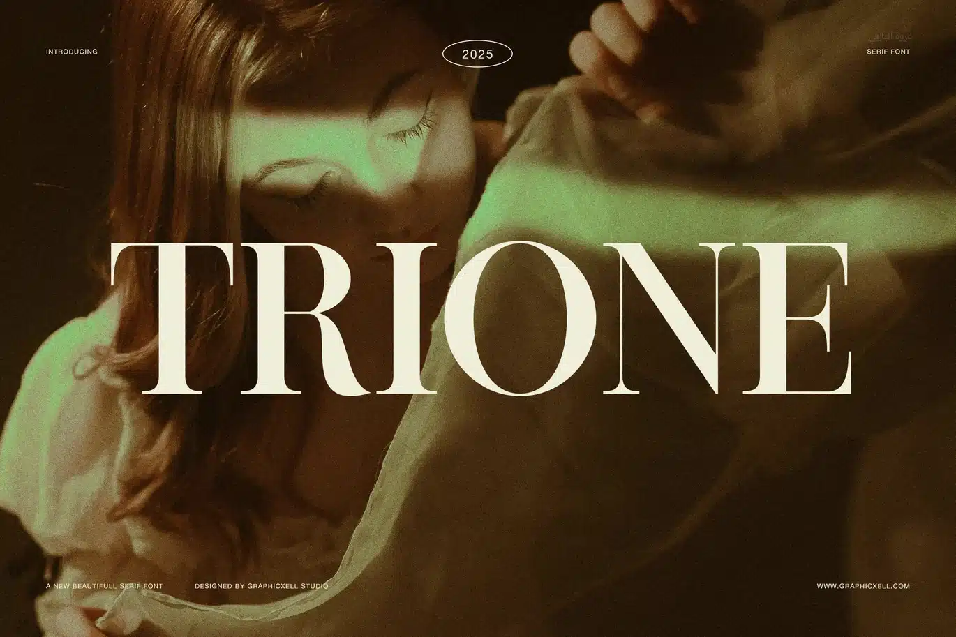 Trione Elegant Serif Font font preview