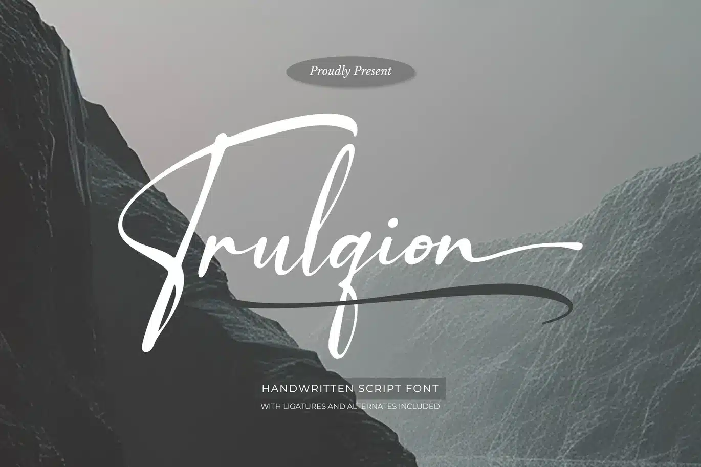 Trulqion | Handwritten Script Font font preview