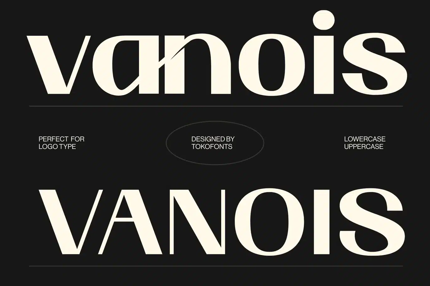 Vanois – Logo Font font preview