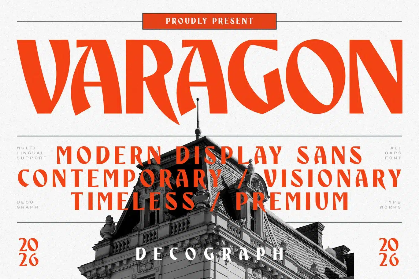 Varagon – Bold Display Serif Font font preview