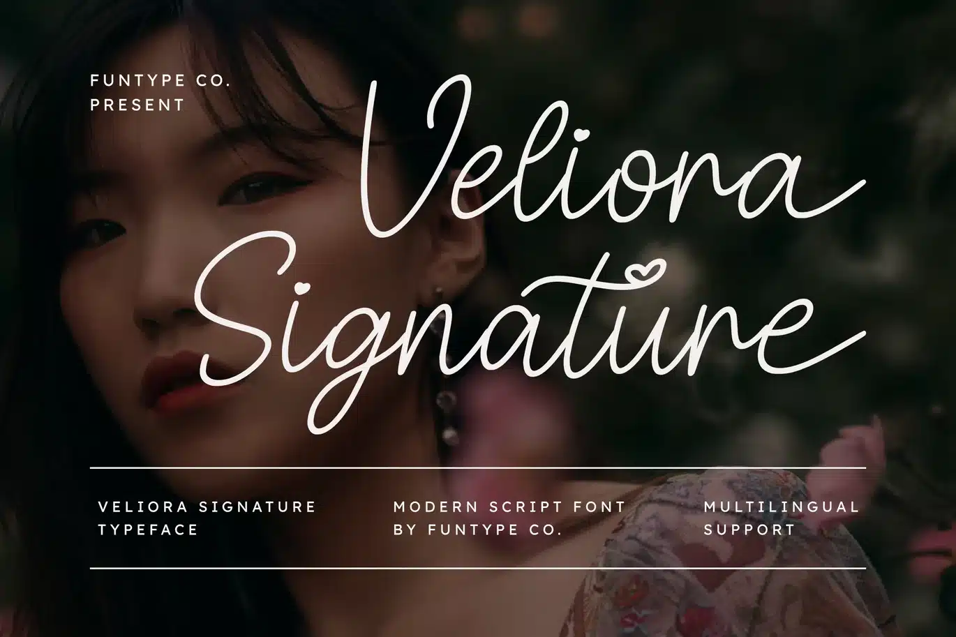 Veliora Signature – Modern Script Font font preview