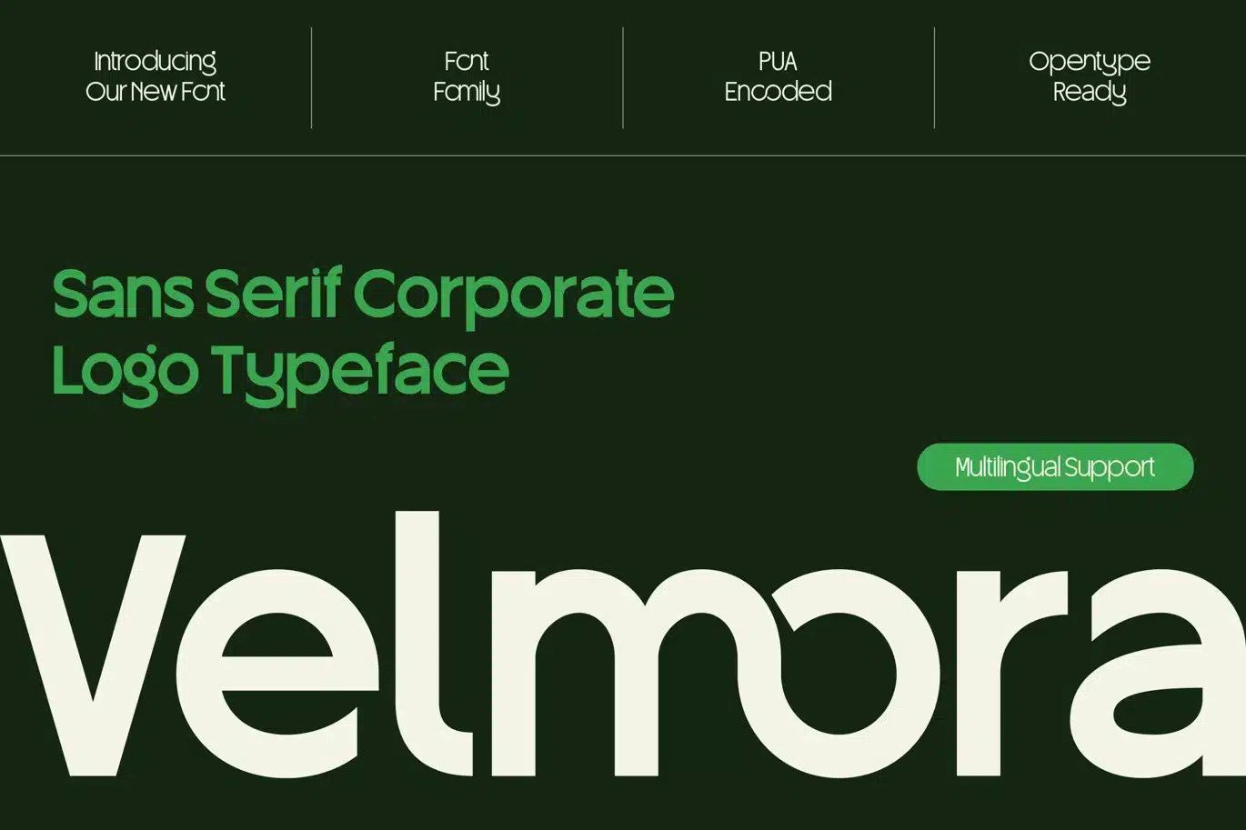 Velmora Font font preview