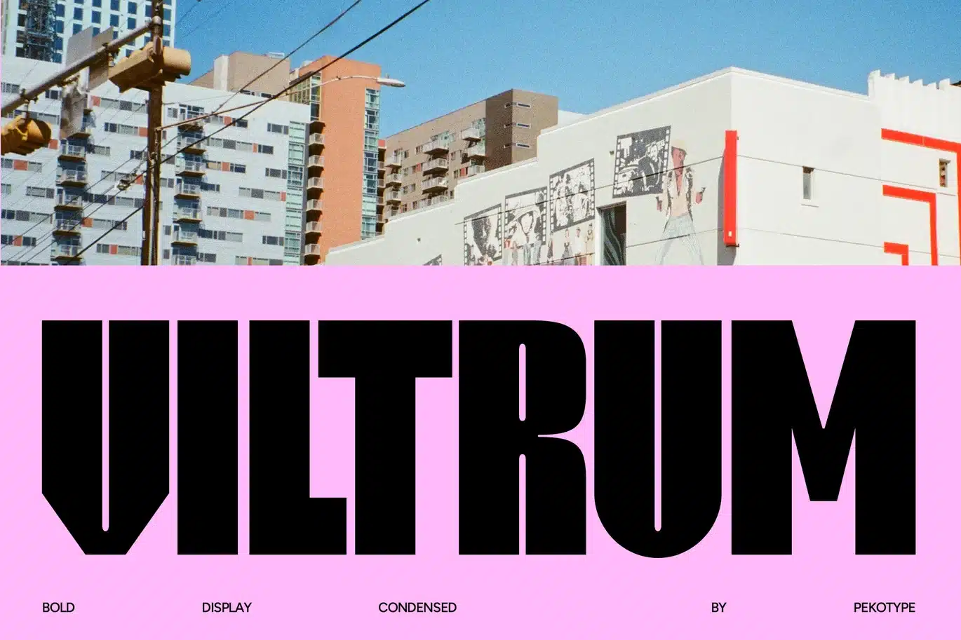 Viltrum – Super Bold Condensed Font font preview