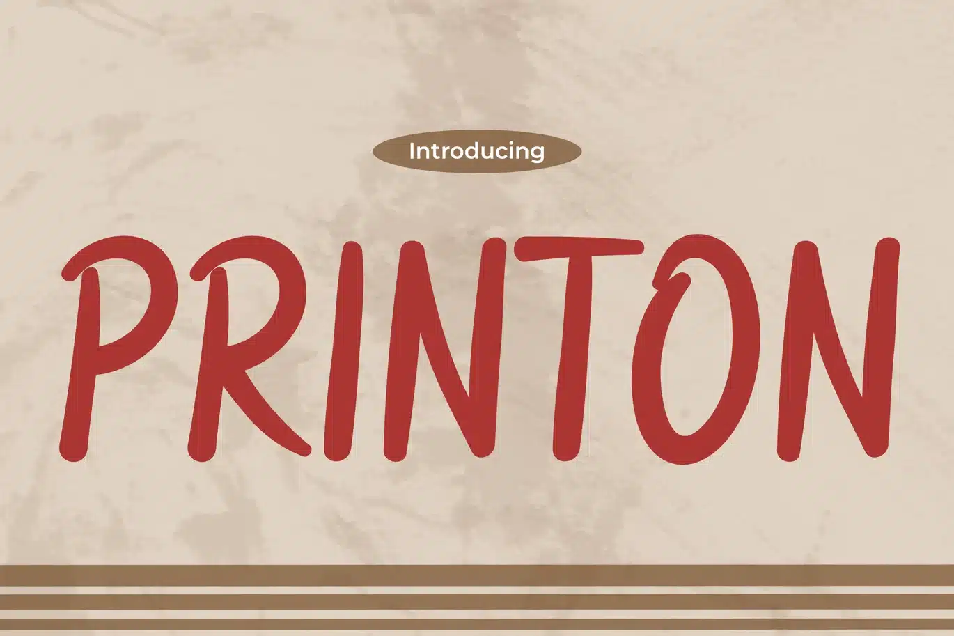 Vintage Font – Printon font preview