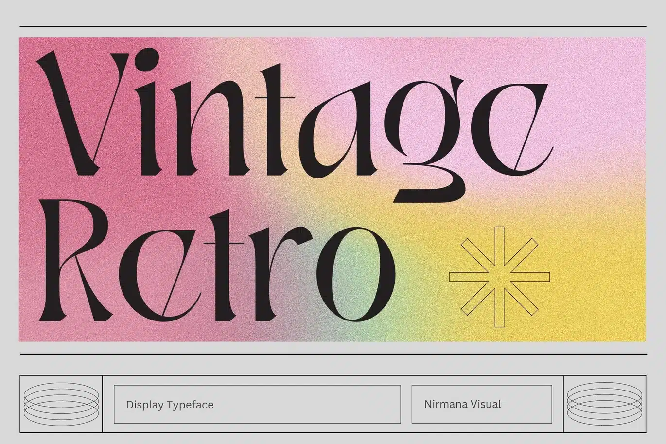 Vintage Retro – Logo Font font preview