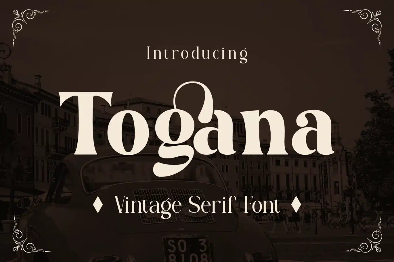 Vintage Serif – Togana Font font preview