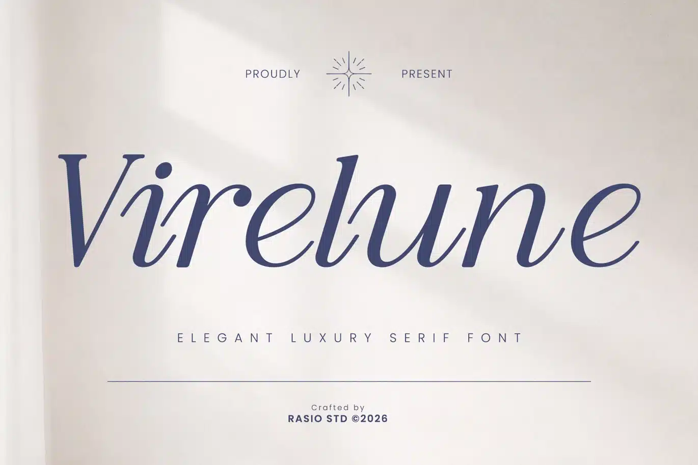 Virelune Luxury Serif Font font preview
