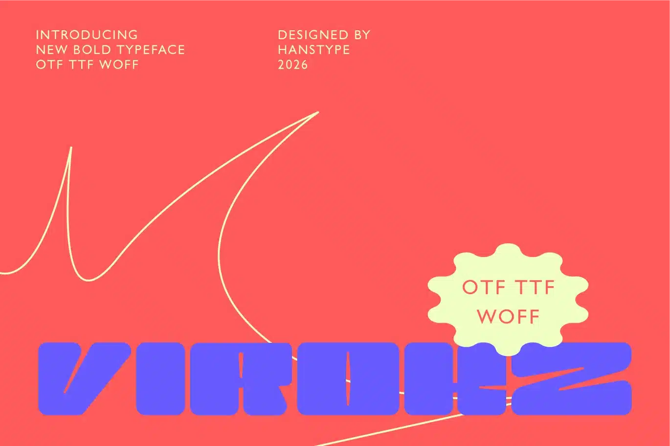 Virokz – Bold Display Font font preview