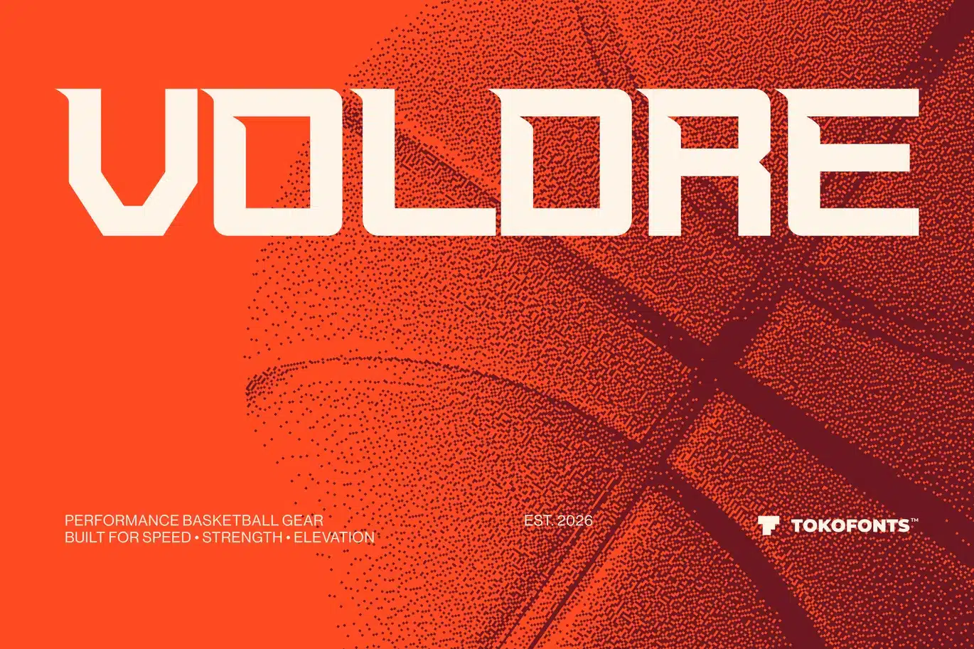 Voldre – Sports Font font preview