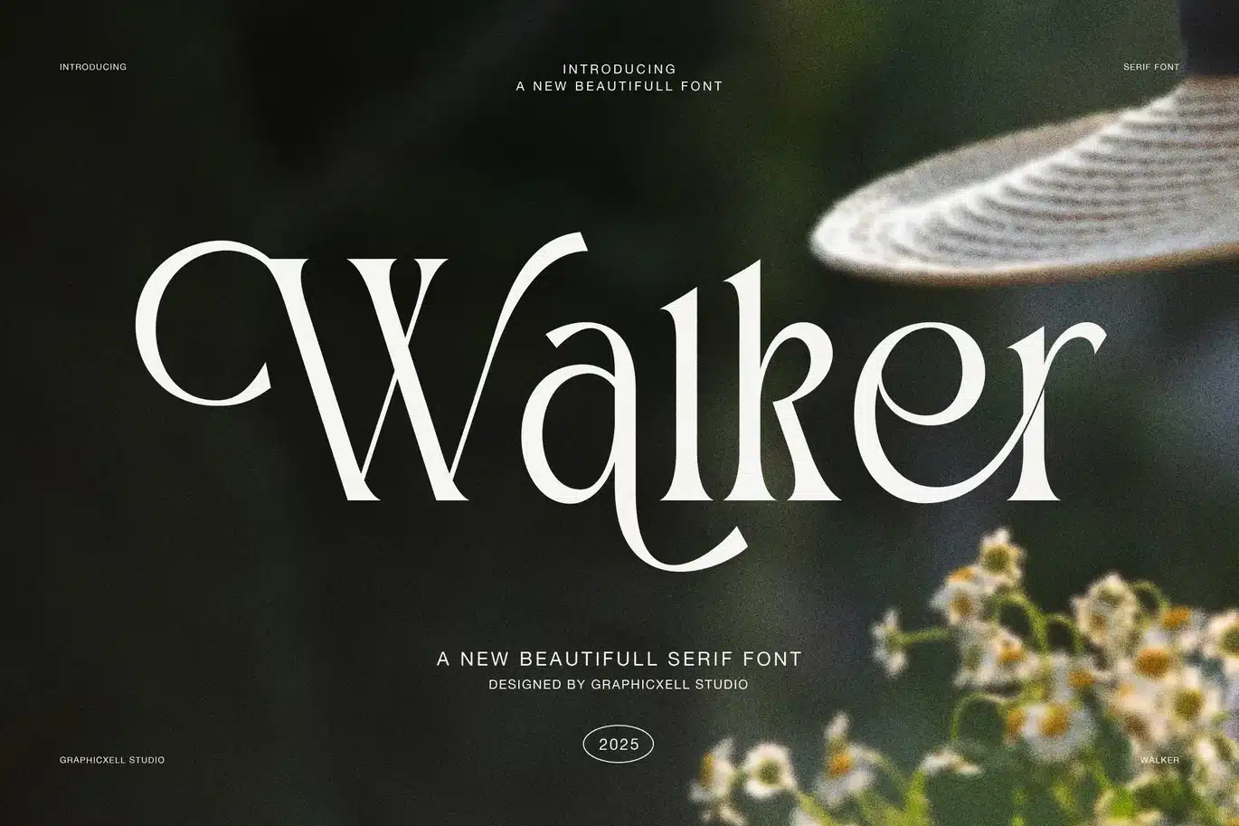 Walker Elegant Serif Font font preview