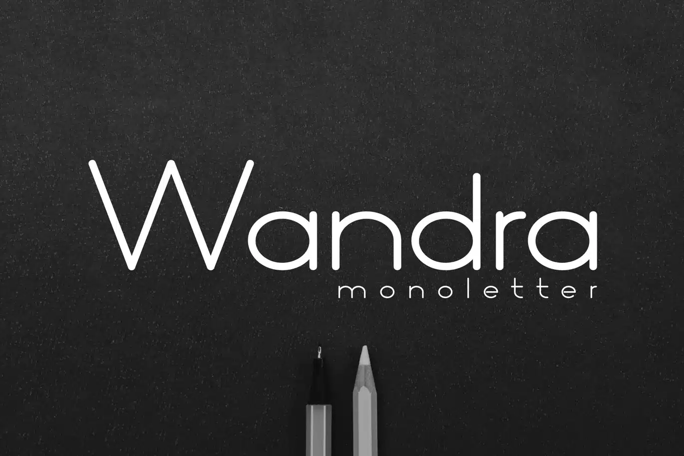 Wandra Monoletter Font font preview